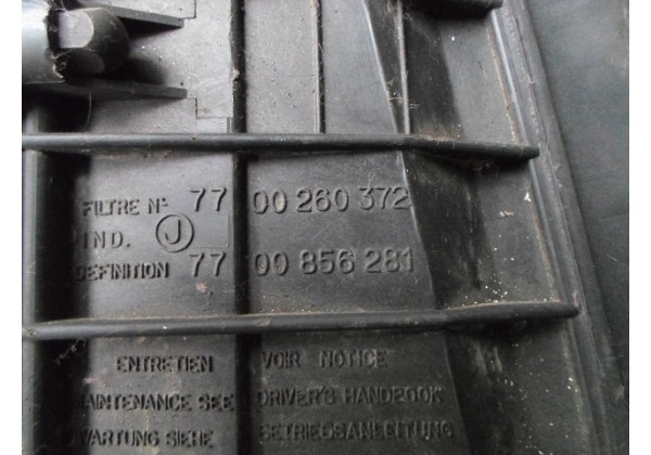 корпус повітряного фільтра , 7700260372 , 7700856281